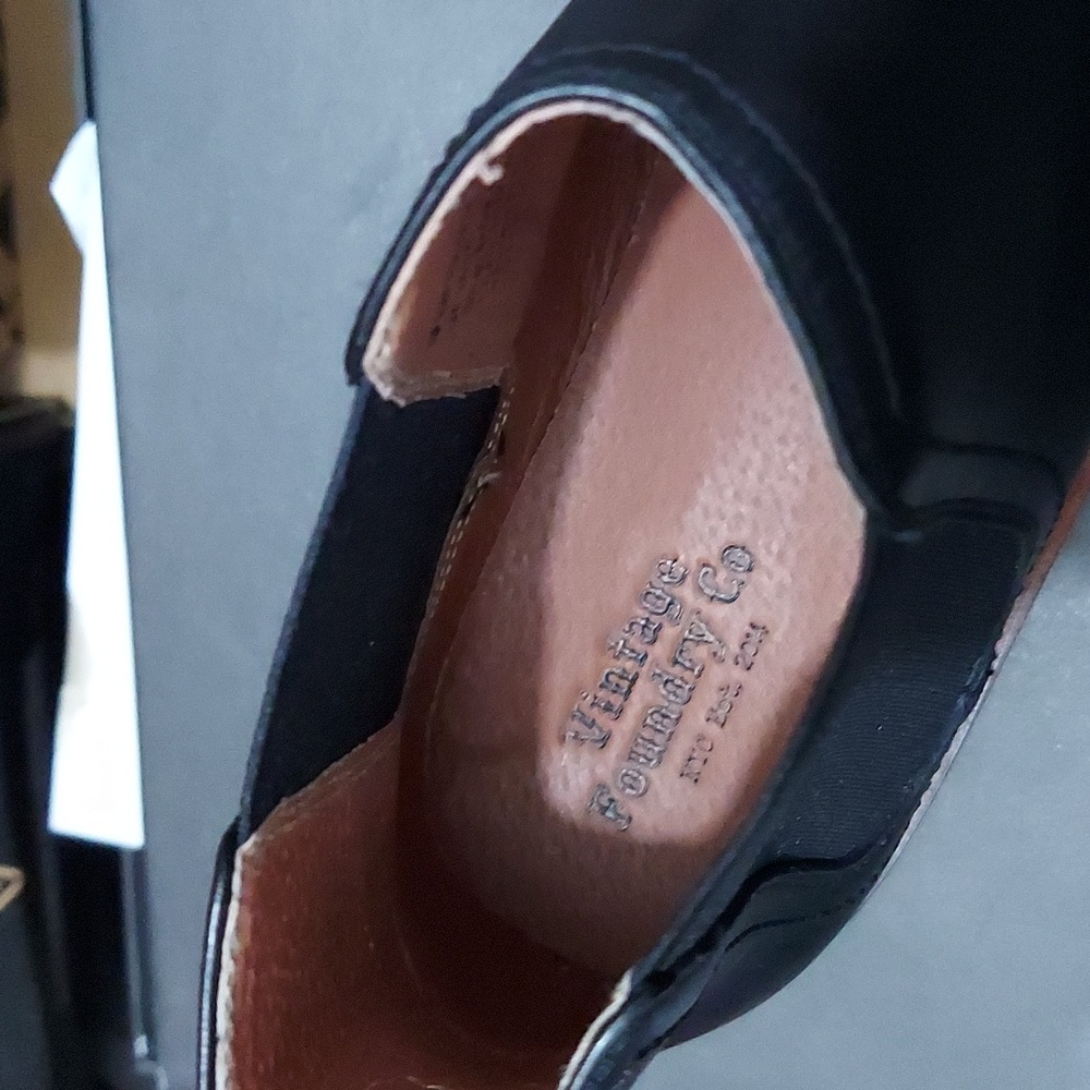 Vintage Foundry Co Men's Martin Chelsea Boot - Black - US 9.5 - Picture 7 of 10